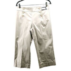 NWT New York & Company Crop Pants Womens Size 6 Straight Leg Summer‎ Stretch